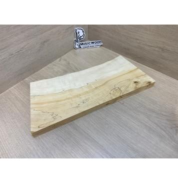 Клён Американский Spalted Волнистый заготовка на топ Радиал А Волна АА 28х170-155х425-375 мм (1 шт под распил) Клён Американский Spalted Волнистый заготовка на топ Радиал А Волна АА 28х170-155х425-375 мм (1 шт под распил)-3