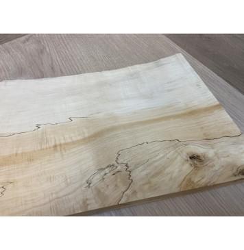 Клён Американский Spalted Волнистый заготовка на топ Радиал А Волна АА 28х170-155х425-375 мм (1 шт под распил) Клён Американский Spalted Волнистый заготовка на топ Радиал А Волна АА 28х170-155х425-375 мм (1 шт под распил)-2