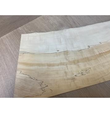 Клён Американский Spalted Волнистый заготовка на топ Радиал А Волна АА 28х170-155х425-375 мм (1 шт под распил) Клён Американский Spalted Волнистый заготовка на топ Радиал А Волна АА 28х170-155х425-375 мм (1 шт под распил)-4
