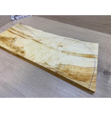 Клён Американский Spalted Волнистый заготовка на топ Радиал А Волна АА 28х170-155х425-375 мм (1 шт под распил) Клён Американский Spalted Волнистый заготовка на топ Радиал А Волна АА 28х170-155х425-375 мм (1 шт под распил)-11