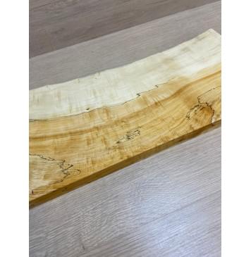 Клён Американский Spalted Волнистый заготовка на топ Радиал А Волна АА 28х170-155х425-375 мм (1 шт под распил) Клён Американский Spalted Волнистый заготовка на топ Радиал А Волна АА 28х170-155х425-375 мм (1 шт под распил)-14