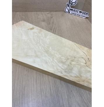 Клён Американский Spalted Волнистый заготовка на топ для Тревел гитары Смешанный ААА Волна ААА 23х180-120х415-410 мм (1 шт под распил) Клён Американский Spalted Волнистый заготовка на топ для Тревел гитары Смешанный ААА Волна ААА 23х180-120х415-410 мм (1 шт под распил)-5