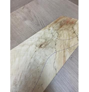 Клён Американский Spalted Волнистый заготовка на топ для Тревел гитары Смешанный ААА Волна ААА 23х180-120х415-410 мм (1 шт под распил) Клён Американский Spalted Волнистый заготовка на топ для Тревел гитары Смешанный ААА Волна ААА 23х180-120х415-410 мм (1 шт под распил)-11