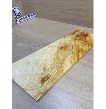 Клён Американский Spalted Волнистый заготовка на топ для Тревел гитары Смешанный ААА Волна ААА 23х180-120х415-410 мм (1 шт под распил) Клён Американский Spalted Волнистый заготовка на топ для Тревел гитары Смешанный ААА Волна ААА 23х180-120х415-410 мм (1 шт под распил)-12