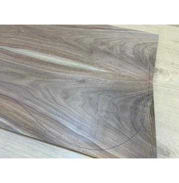 Орех Американский Заболонь заготовка на топ под заливку Тангент АА 11х168х440-425 мм - 2 шт (книжкой)-1