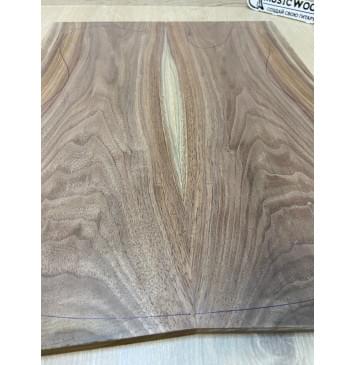 Орех Американский Заболонь заготовка на топ под заливку Тангент АА 11х168х440-425 мм - 2 шт (книжкой)-2