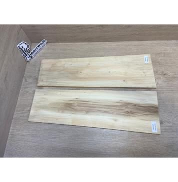 Клён Американский заготовка на топ для Тревел гитары Тангент А 12х158-136х485 мм - 2 шт. (книжкой)-7