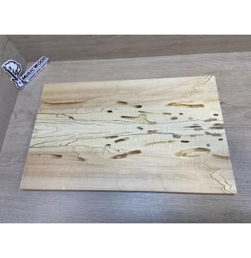 Клён Американский Spalted Волнистый заготовка на топ под заливку Радиал А Волна А 20х157х500 мм - 2шт.(книжкой)  Клён Американский Spalted Волнистый заготовка на топ под заливку Радиал А Волна А 20х157х500 мм - 2шт.(книжкой) -0
