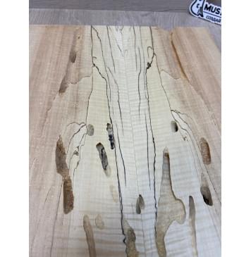 Клён Американский Spalted Волнистый заготовка на топ под заливку Радиал А Волна А 20х157х500 мм - 2шт.(книжкой)  Клён Американский Spalted Волнистый заготовка на топ под заливку Радиал А Волна А 20х157х500 мм - 2шт.(книжкой) -3