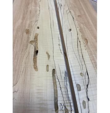 Клён Американский Spalted Волнистый заготовка на топ под заливку Радиал А Волна А 20х157х500 мм - 2шт.(книжкой)  Клён Американский Spalted Волнистый заготовка на топ под заливку Радиал А Волна А 20х157х500 мм - 2шт.(книжкой) -7