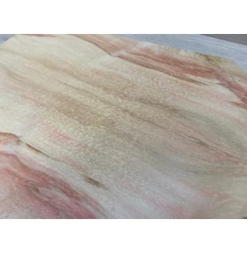 Клён Американский заготовка на топ для Тревел гитары Смешанный АА 18х154-128х425-360 мм - 2шт.(книжкой) Уценка-гнилостные поражения древесины, под стабилизацию или работу с порозаполнителями-1