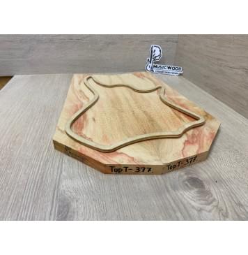 Клён Американский заготовка на топ для Тревел гитары Смешанный АА 18х154-128х425-360 мм - 2шт.(книжкой) Уценка-гнилостные поражения древесины, под стабилизацию или работу с порозаполнителями-5