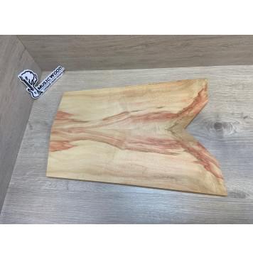 Клён Американский заготовка на топ для Тревел гитары Смешанный АА 18х154-128х425-360 мм - 2шт.(книжкой) Уценка-гнилостные поражения древесины, под стабилизацию или работу с порозаполнителями-0