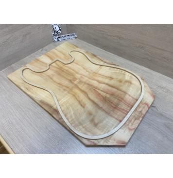 Клён Американский заготовка на топ Смешанный ААА 17х175-105х520 мм - 2шт.(книжкой) -6