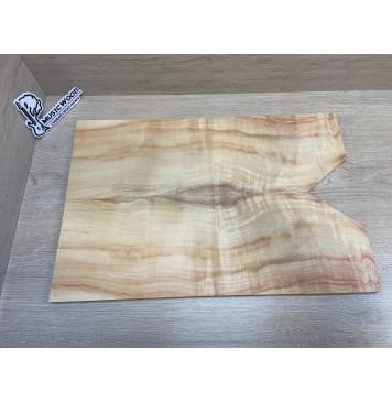 Клён Американский заготовка на топ Смешанный ААА 17х175-105х520 мм - 2шт.(книжкой) -0