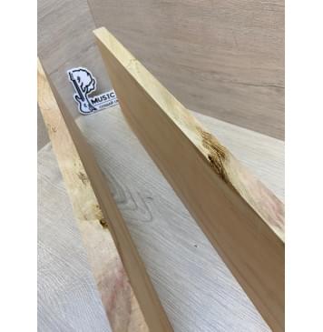 Клён Американский заготовка на топ Смешанный ААА 17х175-105х520 мм - 2шт.(книжкой) -9