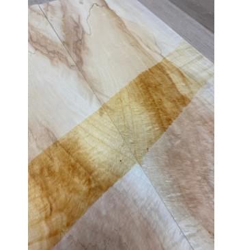 Клён Американский Spalted Волнистый заготовка на топ Смешанный ААА Волна А 19х187х530-470 мм - 2шт.(книжкой) Уценка-гнилостные поражения древесины, под стабилизацию или работу с порозаполнителями-7