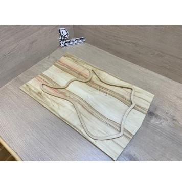 Клён Американский заготовка на топ для Тревел гитары Радиал АА 10х142х445 мм - 2шт.(книжкой)-7