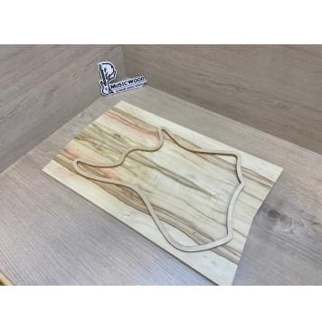 Клён Американский заготовка на топ для Тревел гитары Радиал АА 10х142х445 мм - 2шт.(книжкой)-9