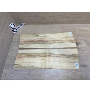 Клён Американский заготовка на топ для Тревел гитары Радиал АА 10х142х445 мм - 2шт.(книжкой)-8