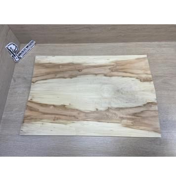 Клён Американский Волнистый заготовка на топ Смешанный ААА Волна А 10х180х520 мм - 2 шт. (книжкой) -6