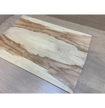 Клён Американский Волнистый заготовка на топ Смешанный ААА Волна А 10х180х520 мм - 2 шт. (книжкой) -7