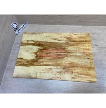 Клён Американский Волнистый заготовка на топ Смешанный ААА Волна АА 17х172х495 мм - 2 шт. (книжкой) АКЦИЯ-0