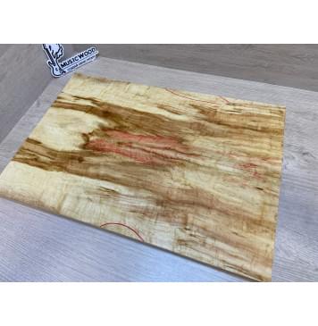 Клён Американский Волнистый заготовка на топ Смешанный ААА Волна АА 17х172х495 мм - 2 шт. (книжкой) АКЦИЯ-17