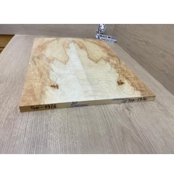 Клён Американский Волнистый заготовка на топ Смешанный ААА Волна АА 17х186-182х515-490 мм - 2 шт. (книжкой) АКЦИЯ-9