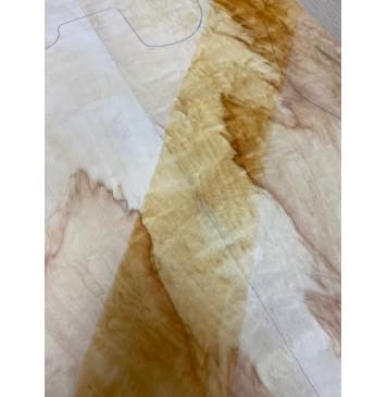 Клён Американский Волнистый заготовка на топ Смешанный ААА Волна АА 17х186-182х515-490 мм - 2 шт. (книжкой) АКЦИЯ-8