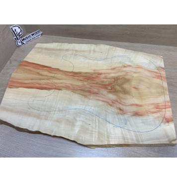 Клён Американский Волнистый заготовка на топ Смешанный А Волна А 18х205-170х580-555 мм - 2шт.(книжкой)-2