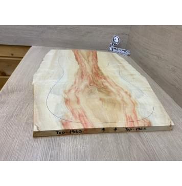 Клён Американский Волнистый заготовка на топ Смешанный А Волна А 18х205-170х580-555 мм - 2шт.(книжкой)-3