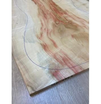 Клён Американский Волнистый заготовка на топ Смешанный А Волна А 18х205-170х580-555 мм - 2шт.(книжкой)-5