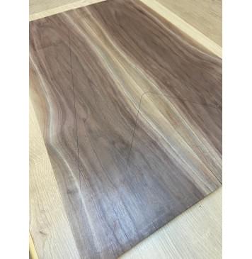 Орех Американский Заболонь заготовка на топ Тангент АА 20х232-195х610 мм - 2 шт (книжкой) АКЦИЯ-2