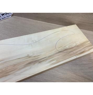 Клён Американский заготовка на топ Смешанный ААА 19х176-146х500 мм (1 шт под распил)-6