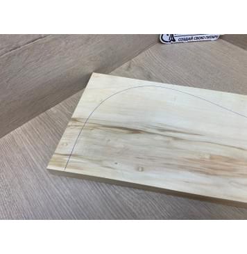 Клён Американский заготовка на топ Смешанный ААА 19х176-146х500 мм (1 шт под распил)-7