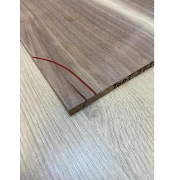 Орех Американский Заболонь заготовка на топ для Тревел гитары Радиал А 9х150х460 мм - 2 шт. (книжкой) АКЦИЯ-1