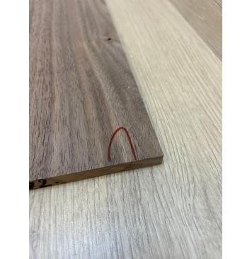 Орех Американский Заболонь заготовка на топ для Тревел гитары Радиал А 9х150х460 мм - 2 шт. (книжкой) АКЦИЯ-3