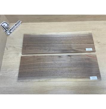 Орех Американский Заболонь заготовка на топ для Тревел гитары Радиал А 9х150х460 мм - 2 шт. (книжкой) АКЦИЯ-8