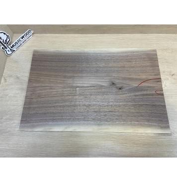 Орех Американский Заболонь заготовка на топ для Тревел гитары Радиал А 9х150х460 мм - 2 шт. (книжкой) АКЦИЯ-0