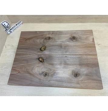 Орех Американский заготовка на топ под заливку Тангент А 20х173х465 мм - 2 шт (книжкой)-11