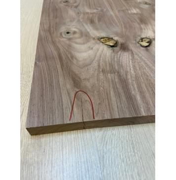 Орех Американский заготовка на топ под заливку Тангент А 20х173х465 мм - 2 шт (книжкой)-7