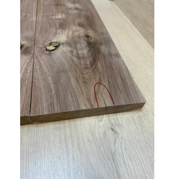 Орех Американский заготовка на топ под заливку Тангент А 20х173х465 мм - 2 шт (книжкой)-8