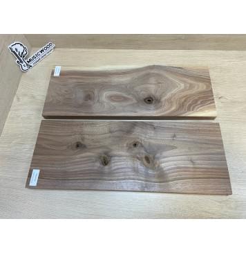 Орех Американский заготовка на топ под заливку Тангент А 20х173х465 мм - 2 шт (книжкой)-14