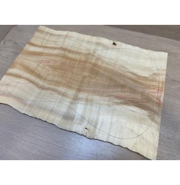 Клён Американский заготовка на топ Смешанный АА 8х170х500 мм - 2шт.(книжкой)-1