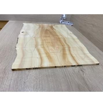 Клён Американский заготовка на топ Смешанный АА 8х170х500 мм - 2шт.(книжкой)-6