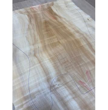 Клён Американский заготовка на топ Смешанный АА 8х170х500 мм - 2шт.(книжкой)-8