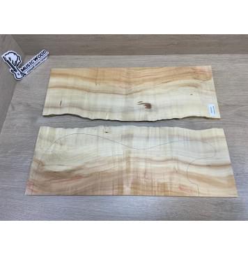 Клён Американский заготовка на топ Смешанный АА 8х170х500 мм - 2шт.(книжкой)-10