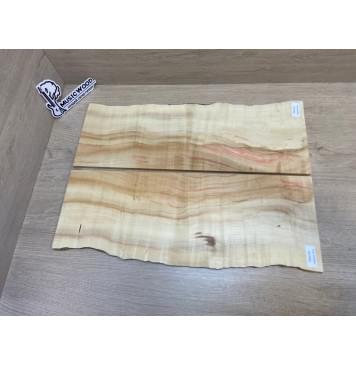 Клён Американский заготовка на топ Смешанный АА 8х170х500 мм - 2шт.(книжкой)-12