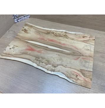 Клён Американский заготовка на топ под заливку Смешанный АА 8х173-143х520 мм - 2шт.(книжкой)-2